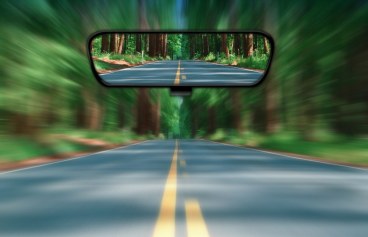 Rear-view Mirror, Looking back, Introspection, 2013, Review. Why are objects closer in the mirror? Staring through the rear view mirror. 2Pac songs. Mirror mirror on the wall. 2013 news. 