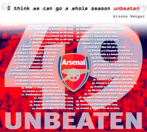 Invincible Arsenal 