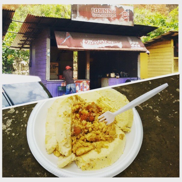Faith's Pen - Ackee & Salt-fish and Roast Breadfruit
