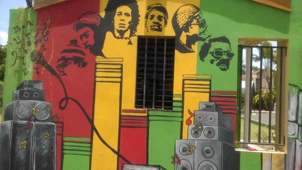 Wailers Mural - Bob Marley Museum, Jamaica, 