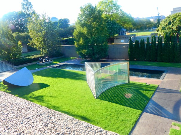 A Section of The Hirshhorn Museum's Sculpture Garden