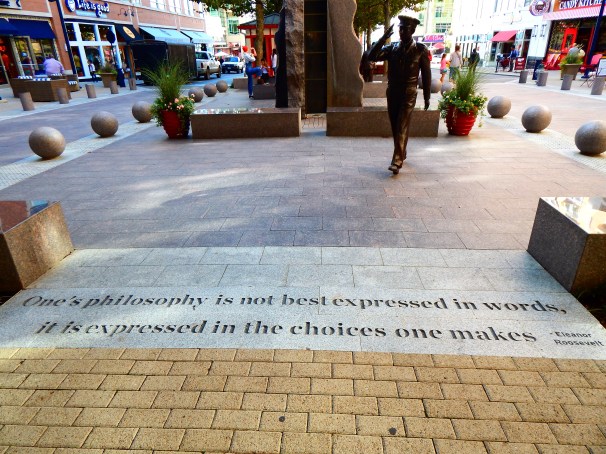 Eleanor Roosevelt Quote Path