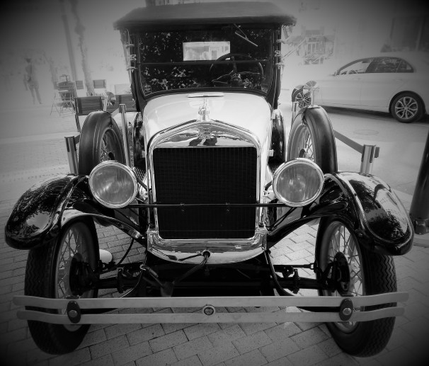Vintage Ford Car on display at National Harbor