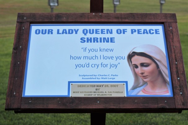 Our Lady Queen of Peace Shrine, Giant Mary Statue, Our Lady Queen of Peace Statue, 