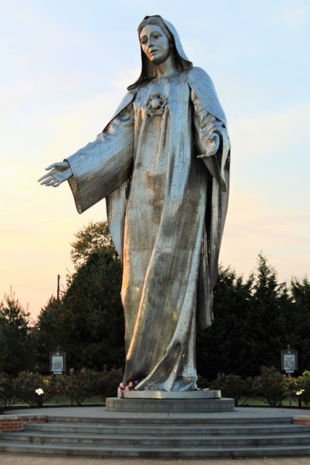 Our Lady Queen of Peace Shrine, Giant Mary Statue, Our Lady Queen of Peace Statue,