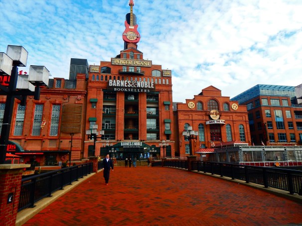 Barnes and Noble, Hard Rock Cafe, Baltimore,