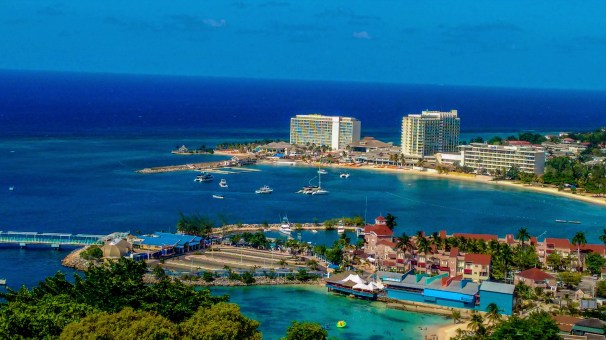 View of Ocho Rios, Jamaica