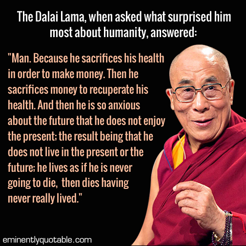 Dalai Lama quote on Humanity
