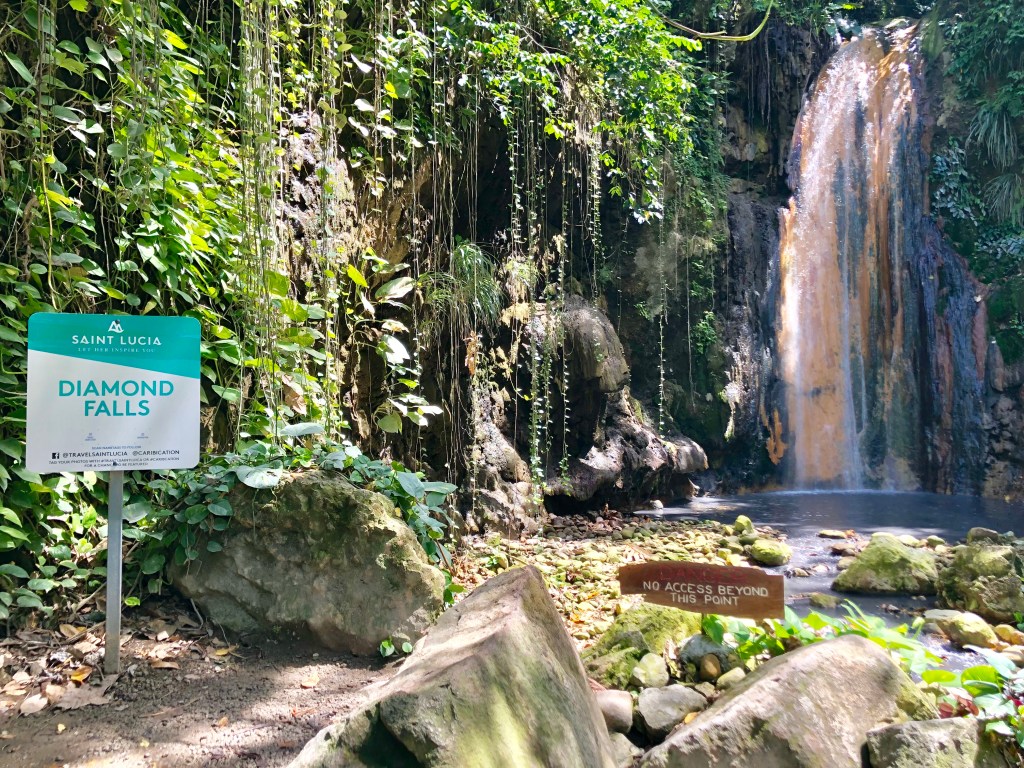 Diamond Falls in St. Lucia