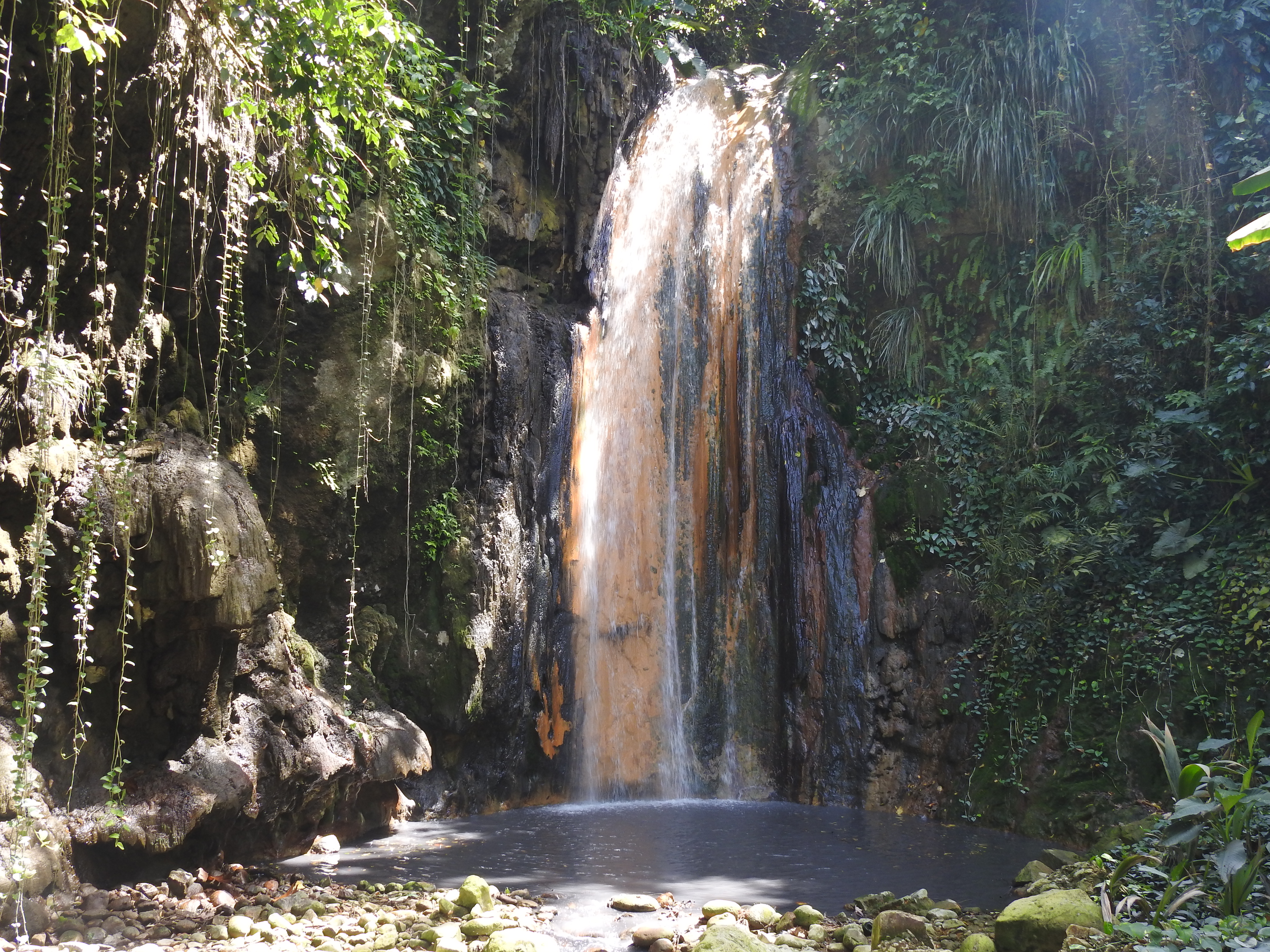 Diamond Falls in St. Lucia