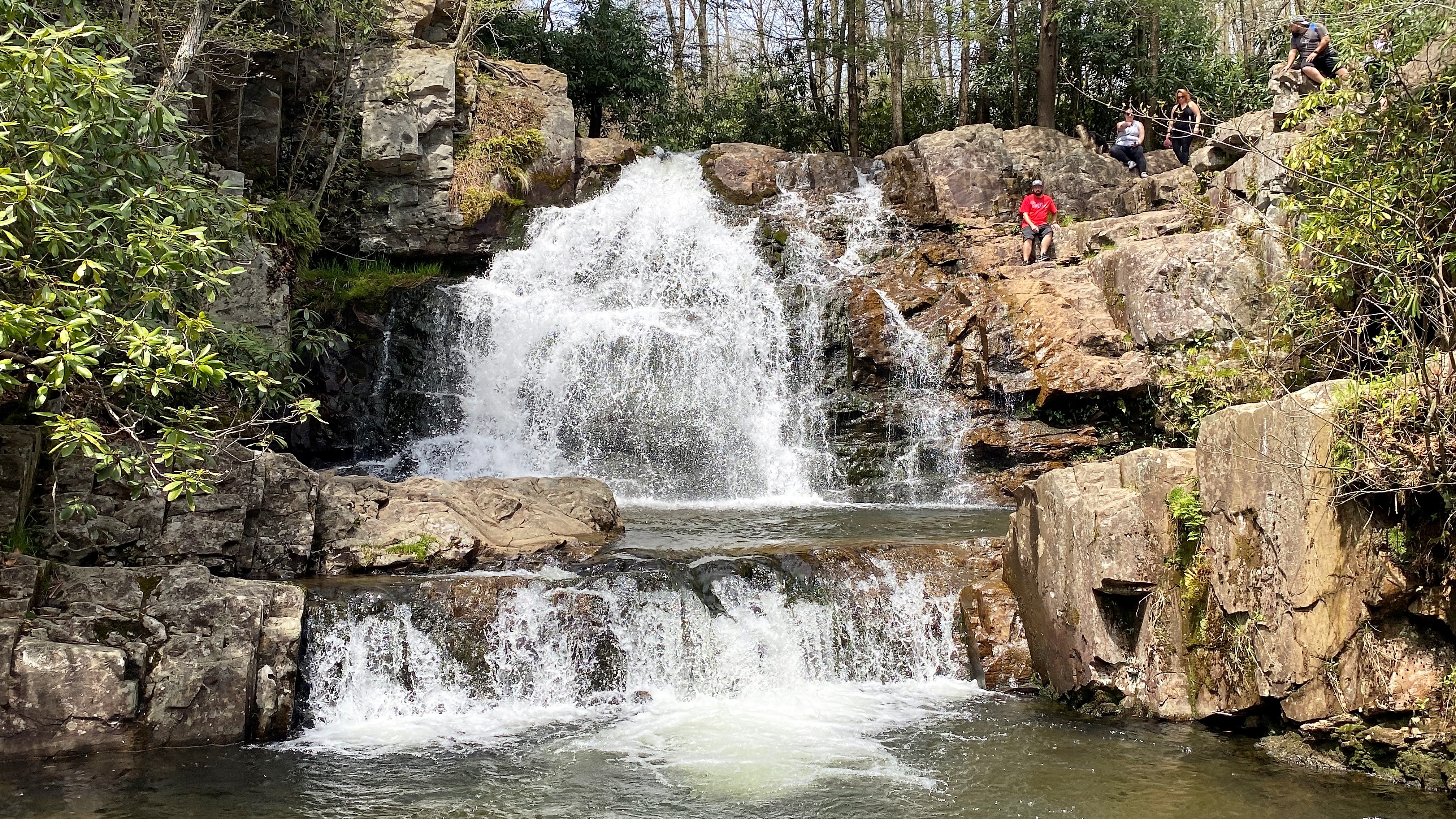 Frontal Landscape View of Hawk Falls.